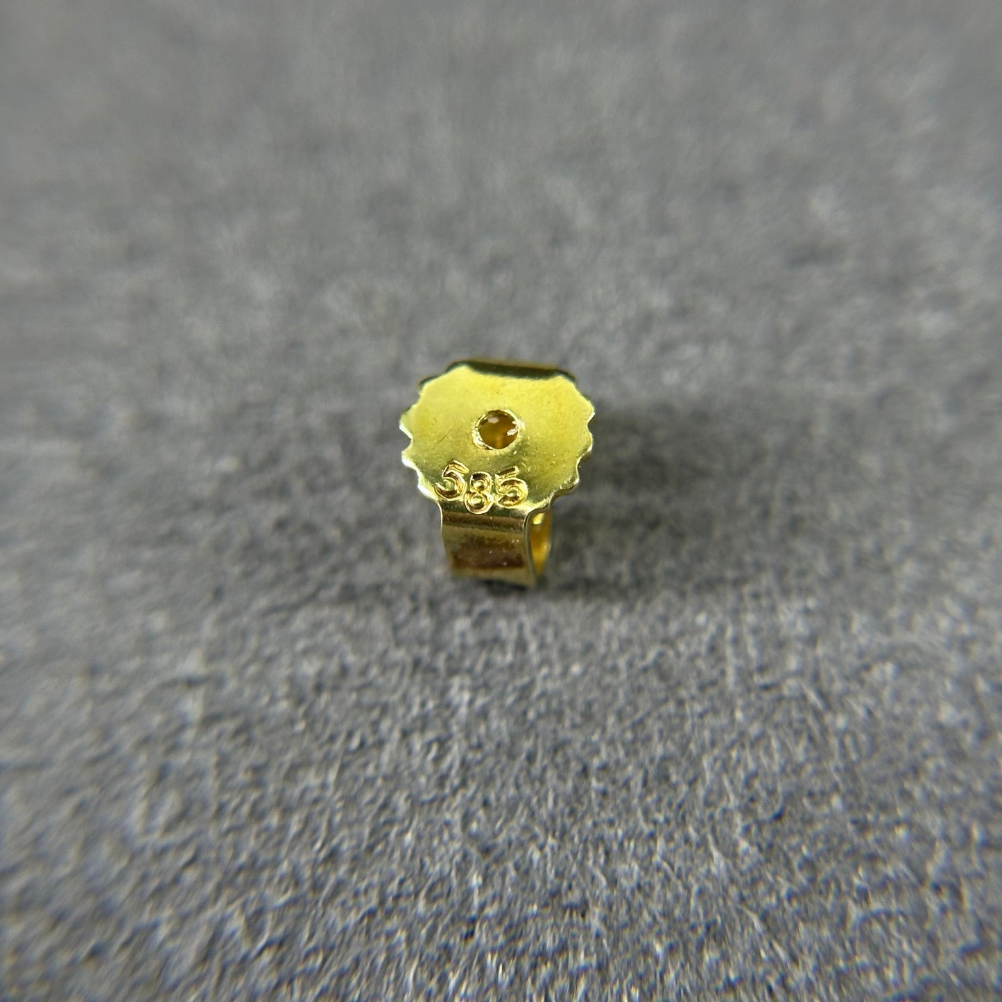 585er Bicolor Stecker 1x0.3ct./1x0.06ct. Brillianten