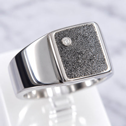 Black Stone Ring