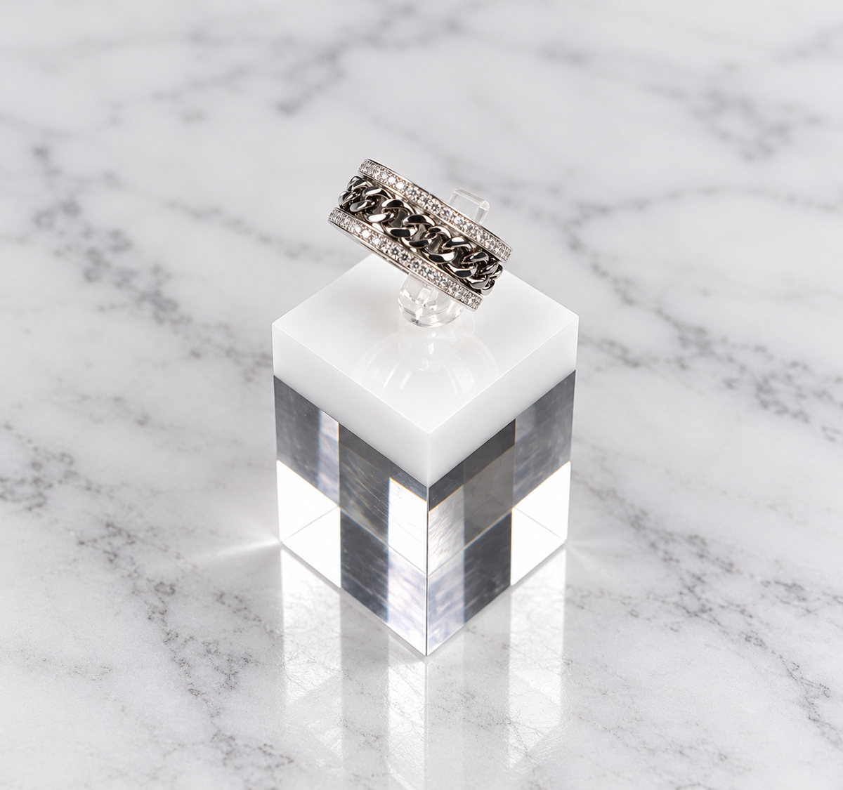 Cuban link Ring