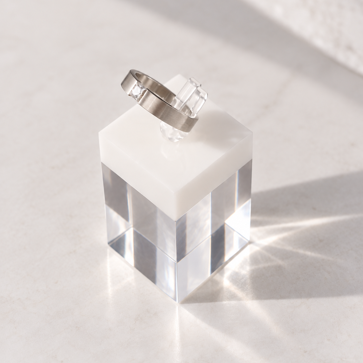 Pure Solitaire Ring