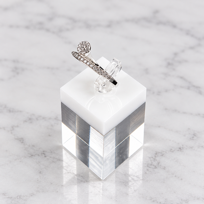 Crystal bar Ring