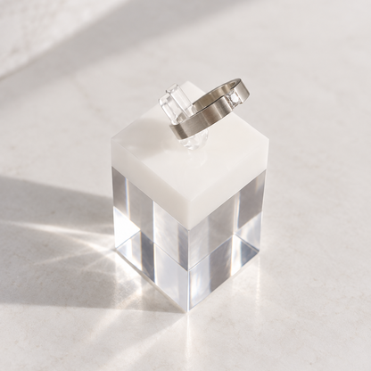 Pure Solitaire Ring