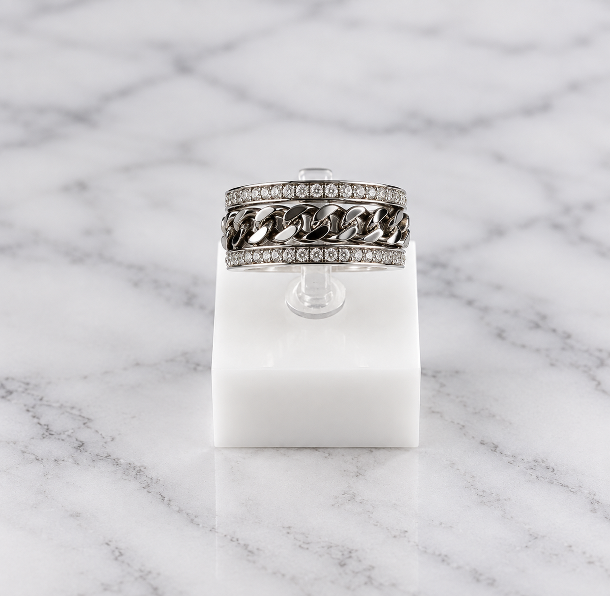 Cuban link Ring