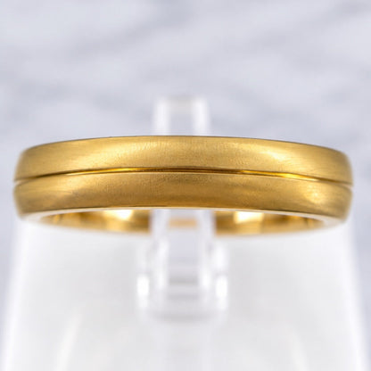 Satin gold Ring