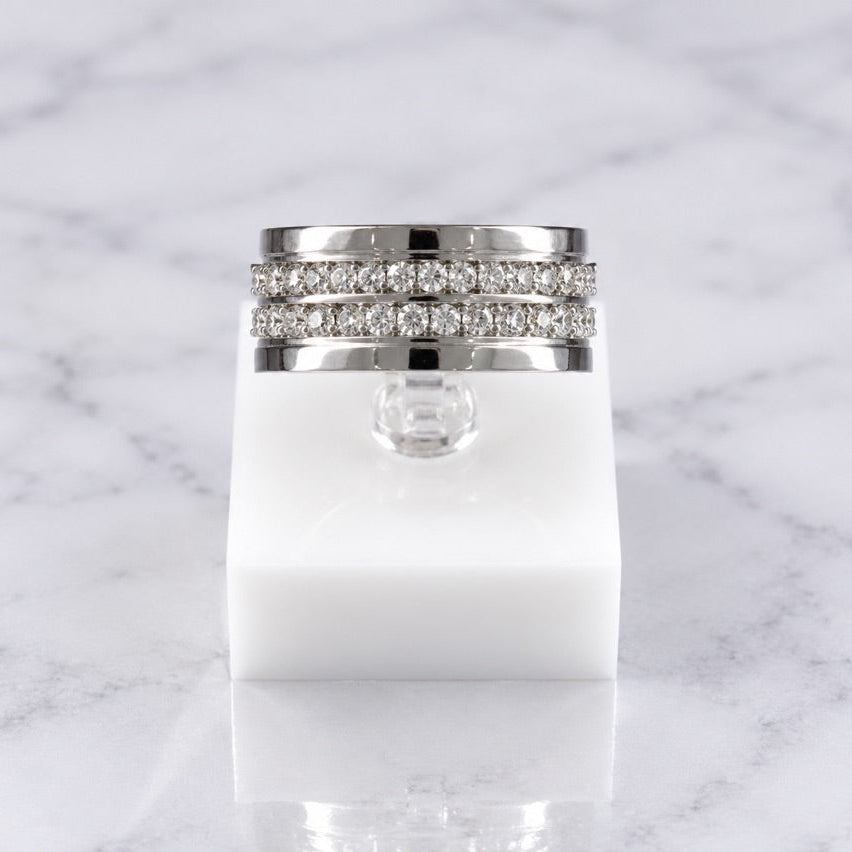 Dual Crystal Ring
