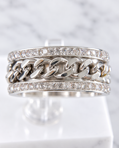 Cuban link Ring