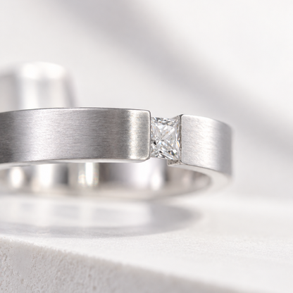 Pure Solitaire Ring