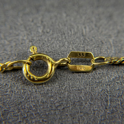 333er Gelbgold Kette mit Diamanten / Perlen Anhänger