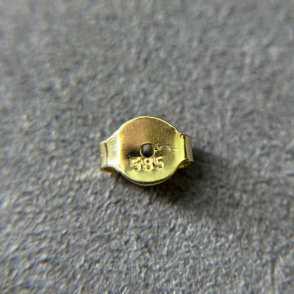 585er Gelbgold Stecker 2x0.04ct. Brillianten