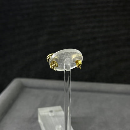 585er Bicolor Stecker 1x0.3ct./1x0.06ct. Brillianten