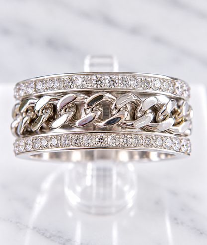 Cuban link Ring