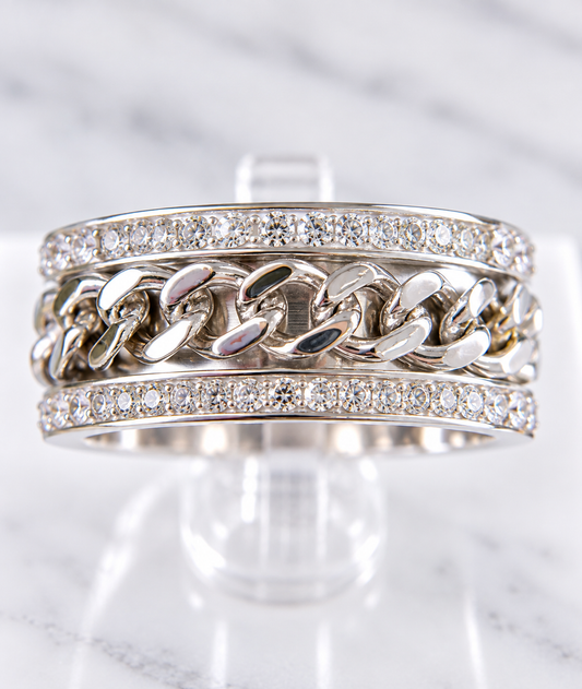Cuban link Ring