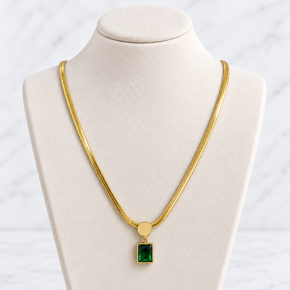 Aurelia Emerald Kette
