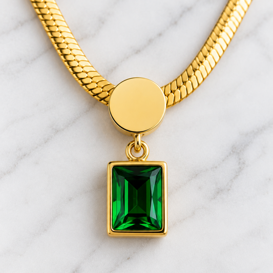 Aurelia Emerald Kette