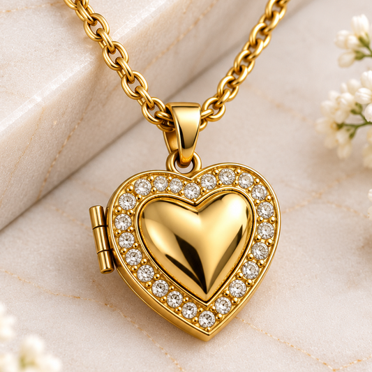 Golden Heart Kette