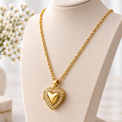 Golden Heart Kette