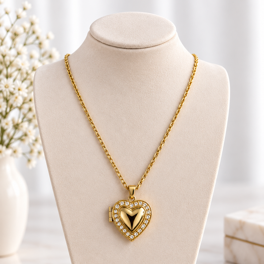 Golden Heart Kette