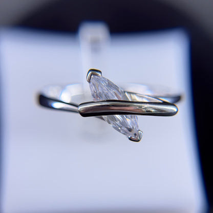 Navette Solitaire Ring