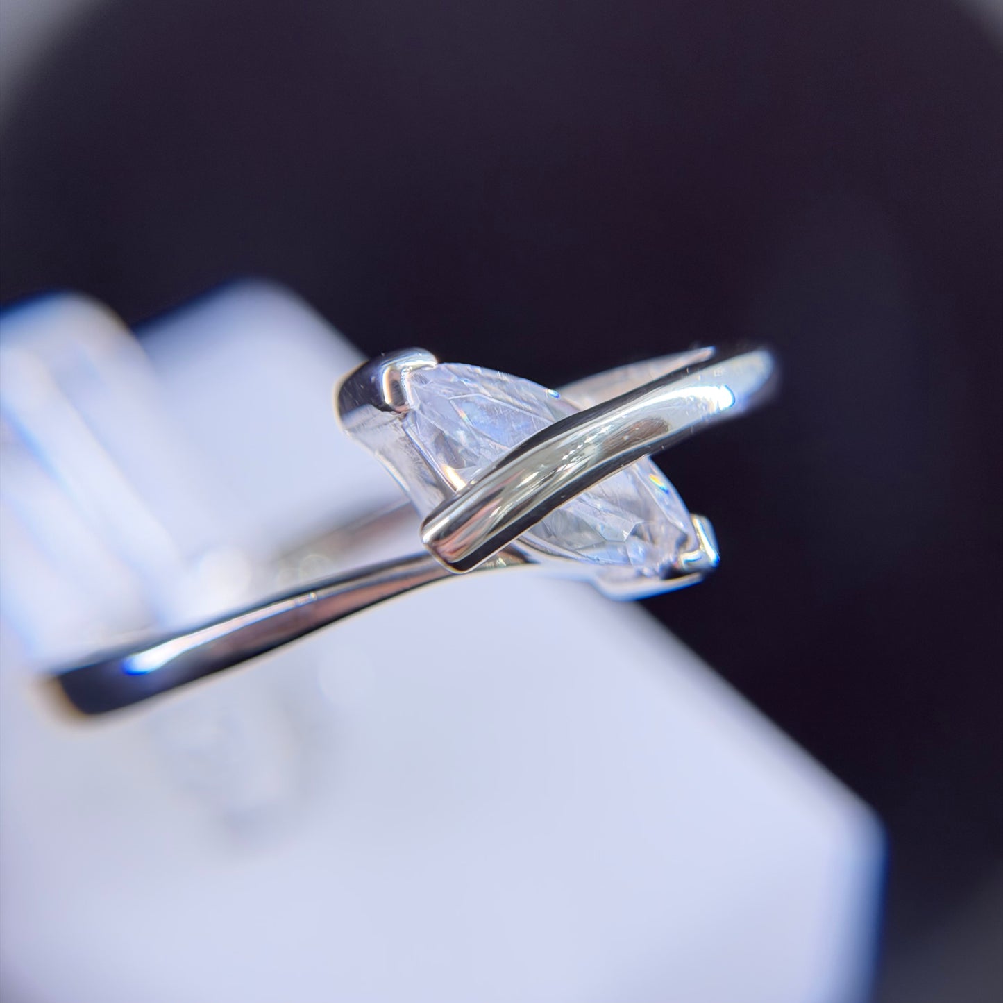 Navette Solitaire Ring