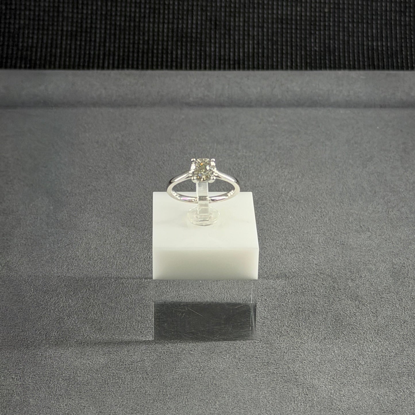 585er Weißgold Ring
