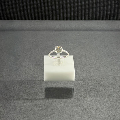 585er Weißgold Ring
