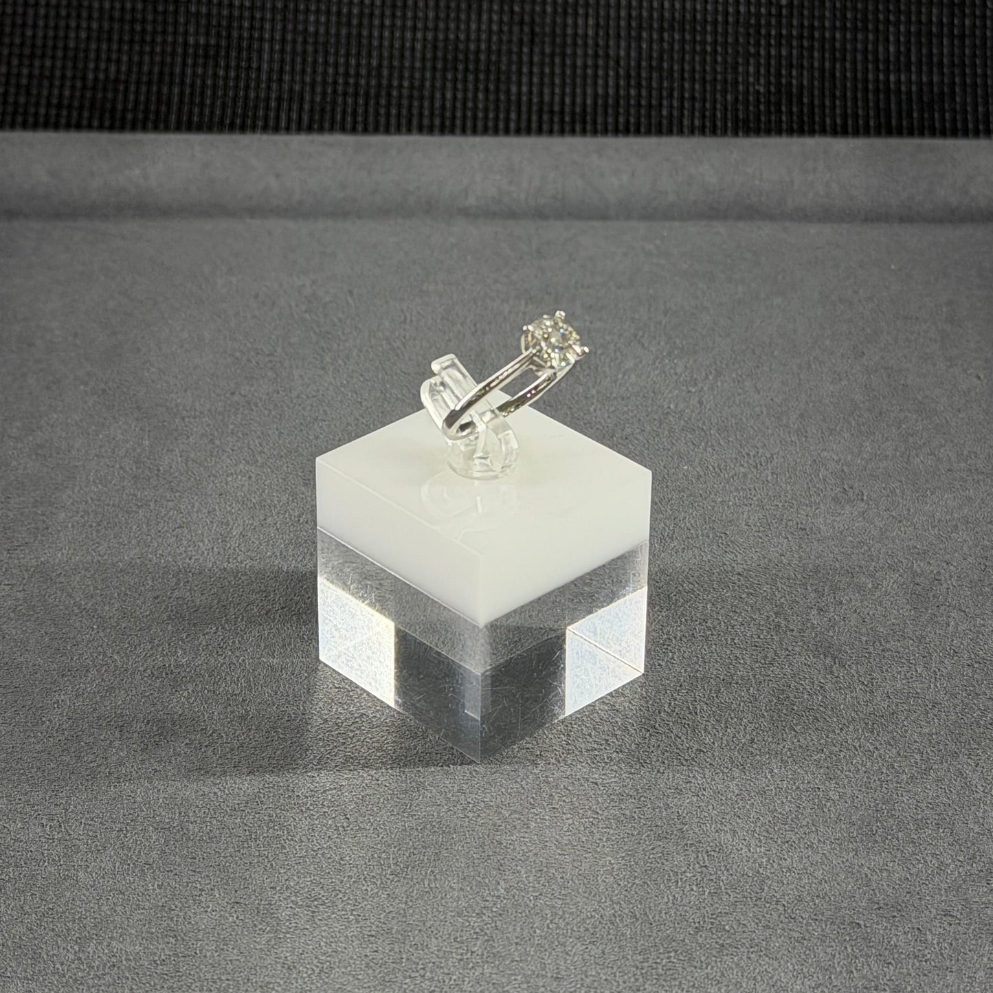 585er Weißgold Ring
