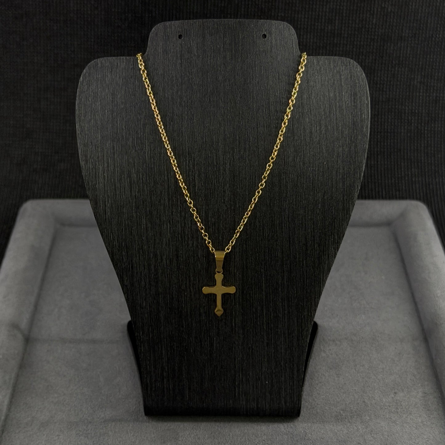 Halskette Gold Kreuz-Anhänger