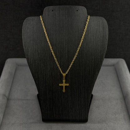 Halskette Gold Kreuz-Anhänger