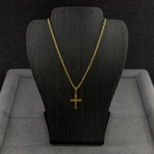 Halskette Gold Kreuz-Anhänger
