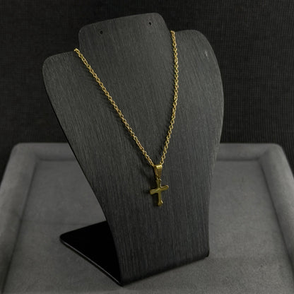 Halskette Gold Kreuz-Anhänger