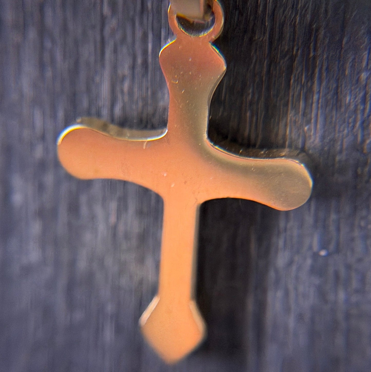 Halskette Gold Kreuz-Anhänger