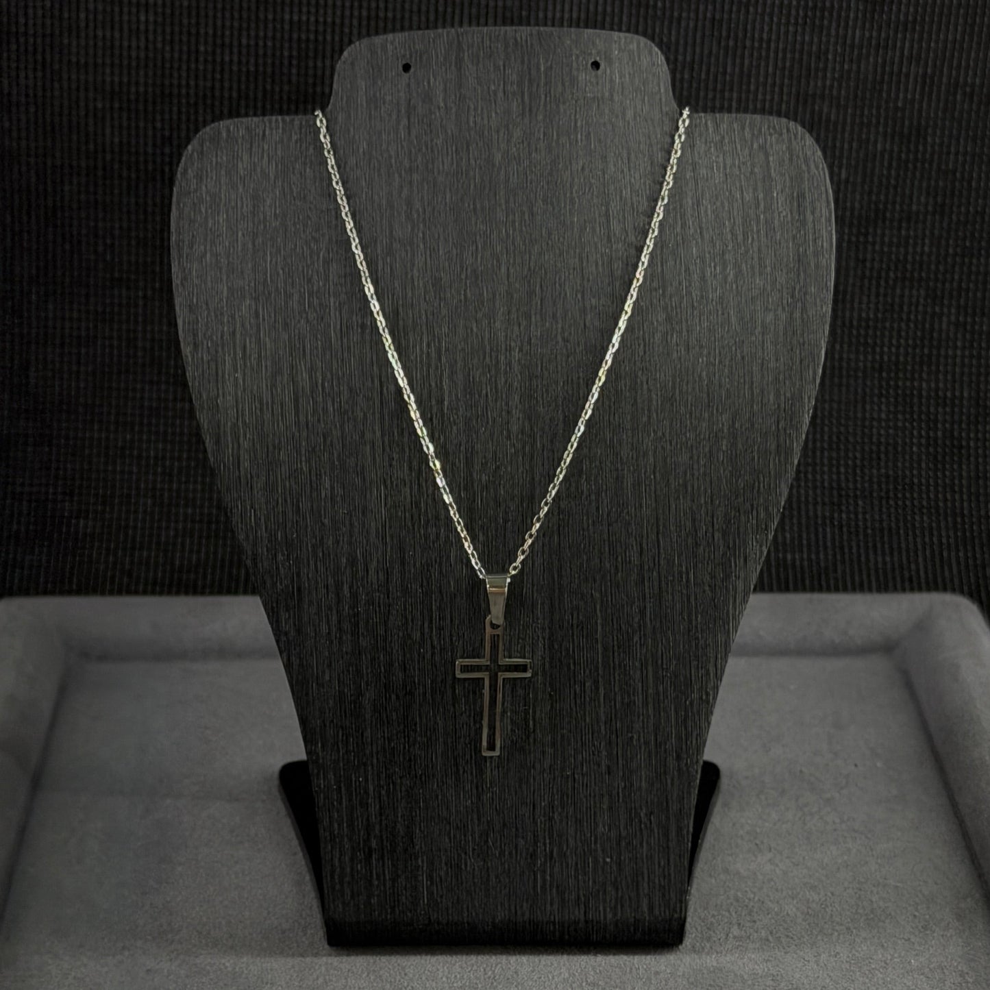 Halskette Silber Kreuz-Anhänger