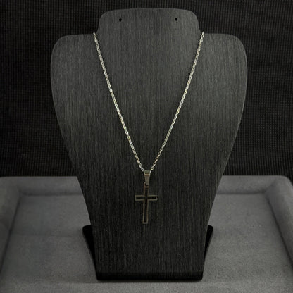 Halskette Silber Kreuz-Anhänger