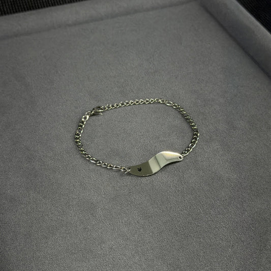 Armband Silber mit Gravur Groß