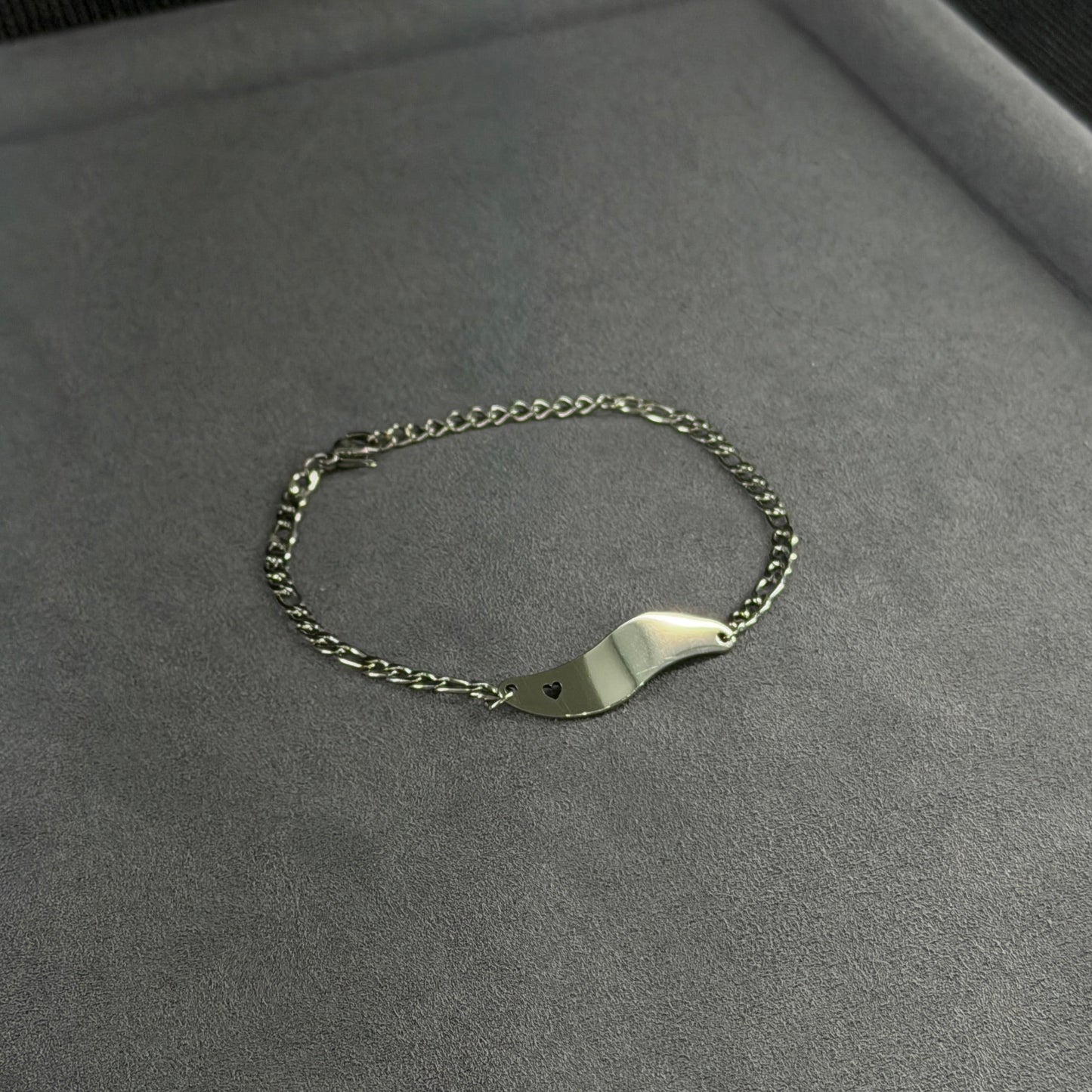Armband Silber mit Gravur Groß