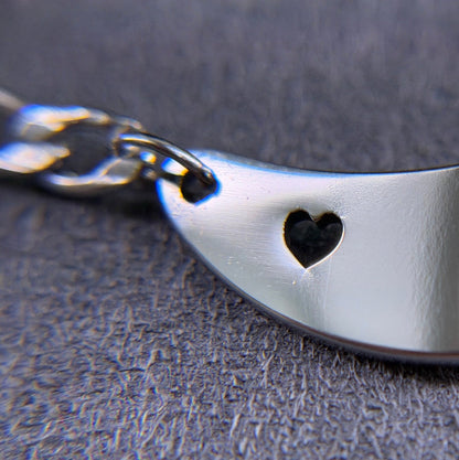 Armband Silber mit Gravur Groß