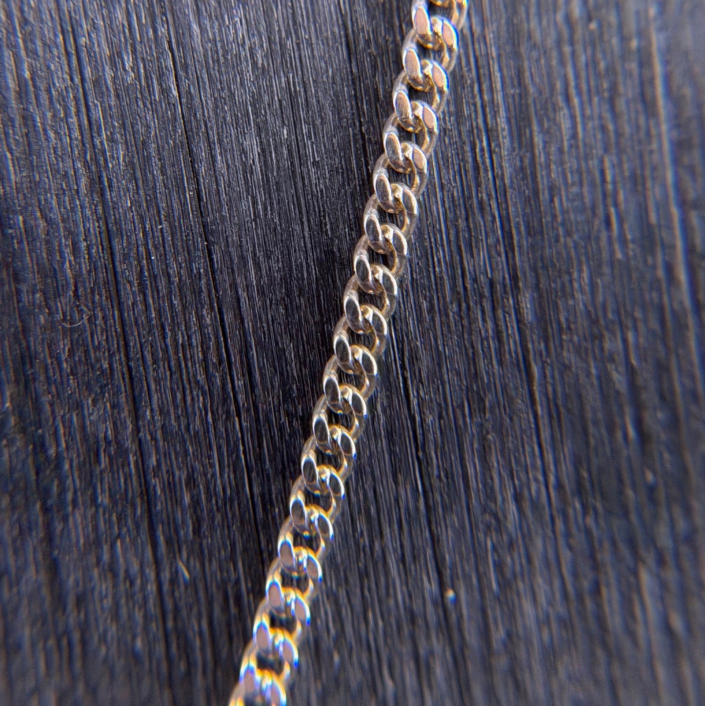 Perlen-Solitär-Kette in Silber