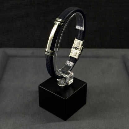 Silver H Armband