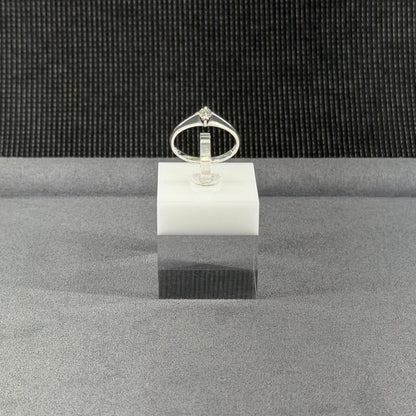 585er Weißgold Ring 0.16 ct.