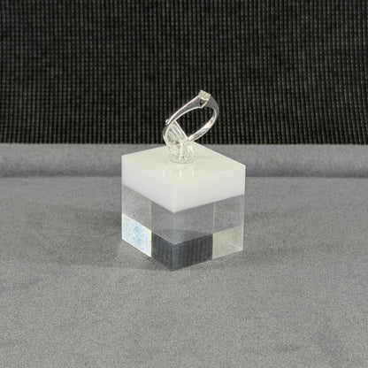 585er Weißgold Ring 0.16 ct.