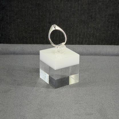 585er Weißgold Ring 0.16 ct.