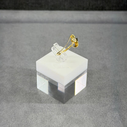 585er Goldring mit 0.015 ct.