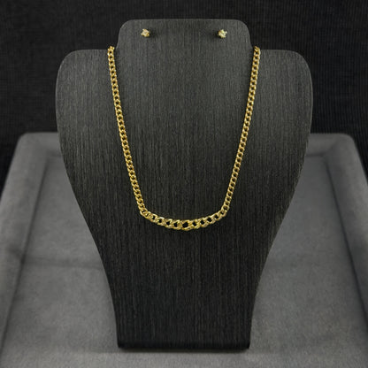 585er Set Kette u. Ohrstecker