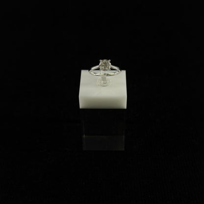 585er Weißgold Ring