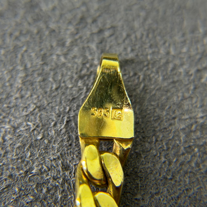 585er Gelbgold Panzerkette mit 585er Puma Anhänger