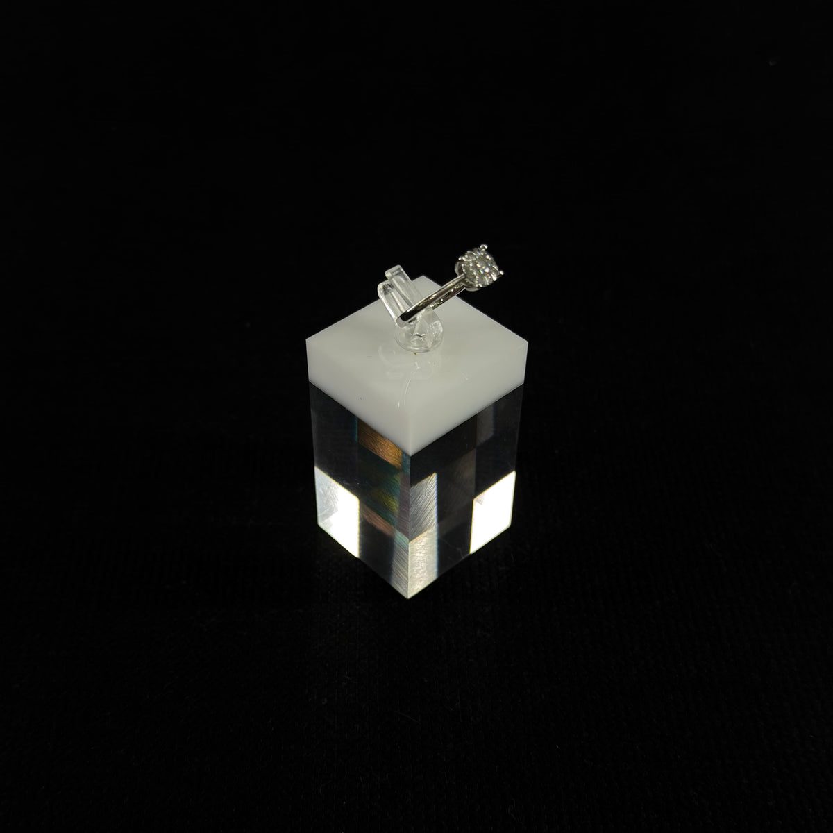 585er Weißgold Ring