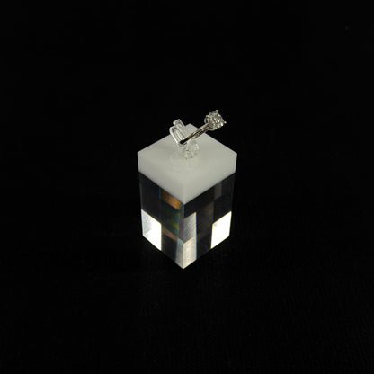 585er Weißgold Ring