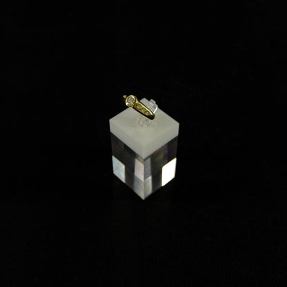 750er Goldring 0.1 ct.