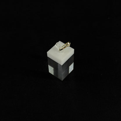 585er Goldring mit 7x 0.01 ct. u. 1x 0.03 ct.