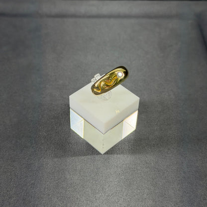 925er Silberring vergoldet